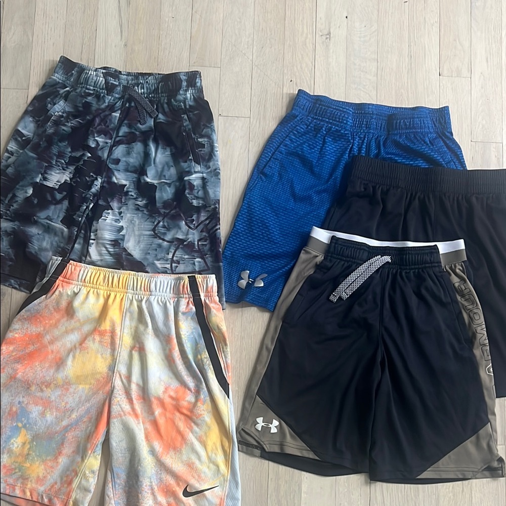 Under Armour Kids Shorts - Black, Blue, Multicolor